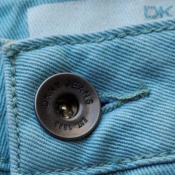 DKNY Jeans Soho Skinny Size 12 Mint Color - Picture 10 of 12